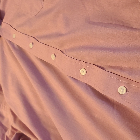 Port Authority Men's Button Up Dress Shirt, Pink, XLT - Picture 3 of 5